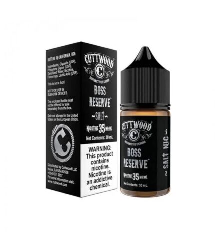 Smok Önerisi Cuttwood Boss Reserve Salt Likit